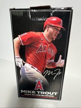 Mike Trout 2022 Silver Slugger Commemorative Bobblehead New in Box